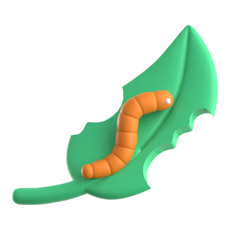 Caterpilar 3D Icon