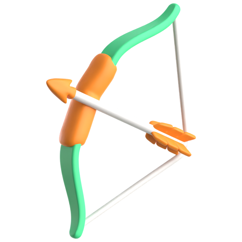 Archery 3D Icon 3D Graphic