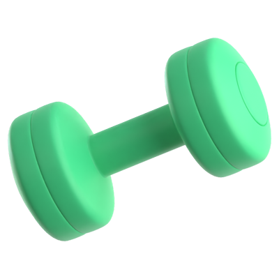 Weightlifting 3D Icon 3D Graphic