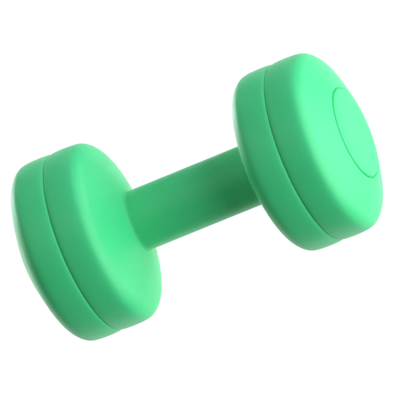 Weightlifting 3D Icon 3D Graphic