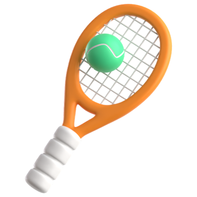 Tennis 3D-Symbol 3D Graphic