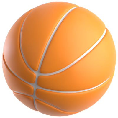 Basketball 3D Icon 3D Graphic