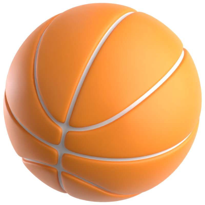 Baloncesto Icono 3D