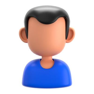 Patient Male 3D Icon 3D Graphic