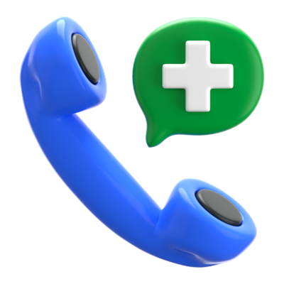 Hospital Call 3D Icon 3D Graphic