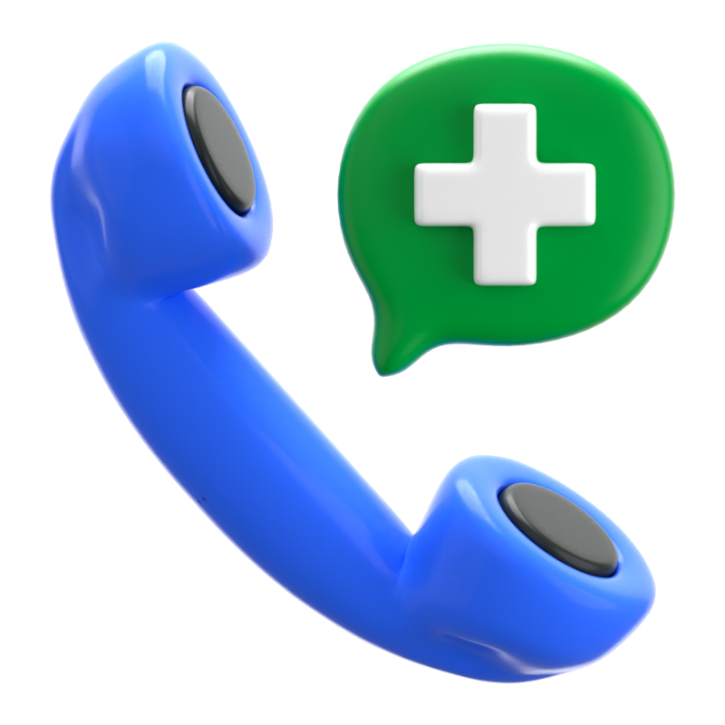 Hospital Call 3D Icon