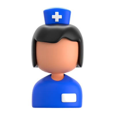 Nurse 3D Icon 3D Graphic