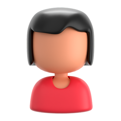 Patient Female 3D Icon 3D Graphic