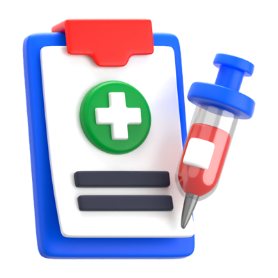 Medical Checkup 3D Icon 3D Graphic