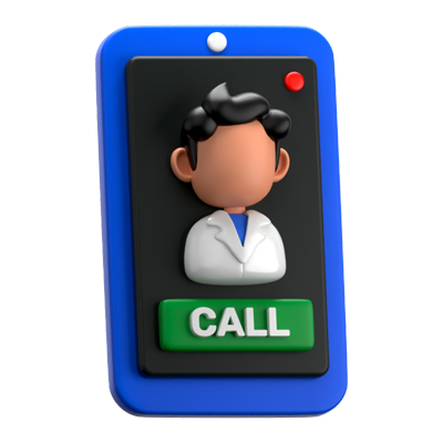 Male Doctor App 3D Icon 3D Graphic