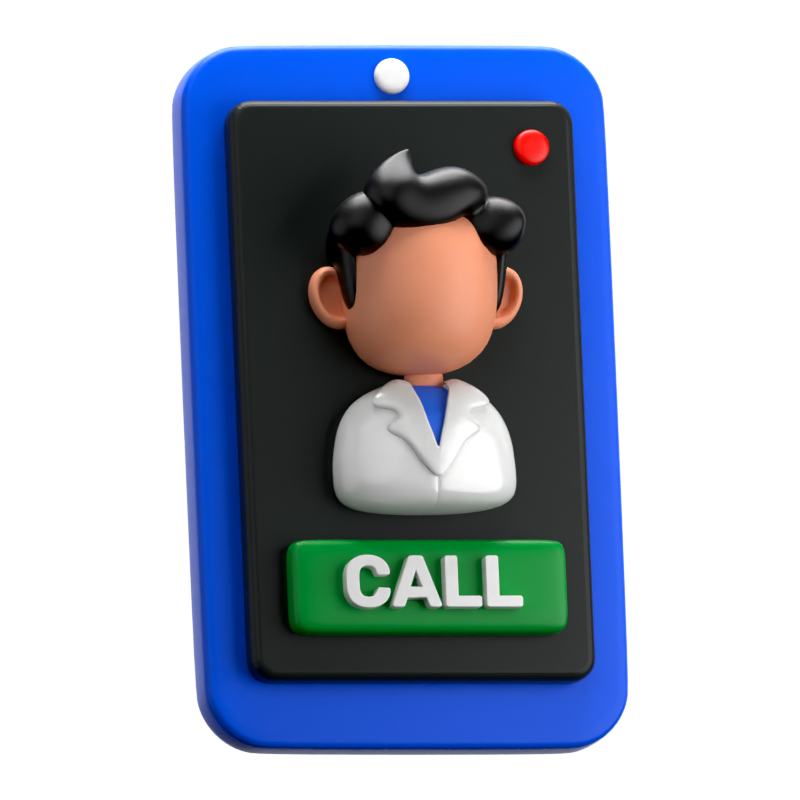 Male Doctor App 3D Icon