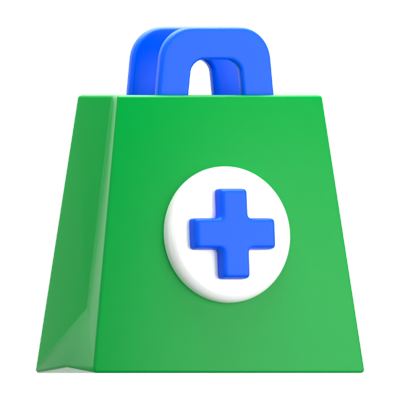 Medical Shop 3D Icon 3D Graphic