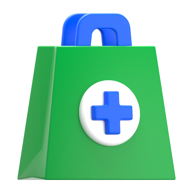 Medical Shop 3D Icon