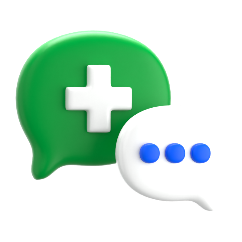 Medical Consultation 3D Icon