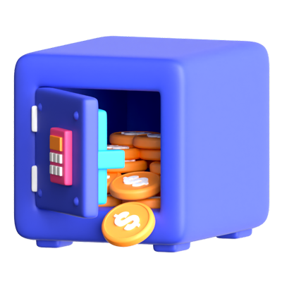 Safety Box 3D Icon 3D Graphic