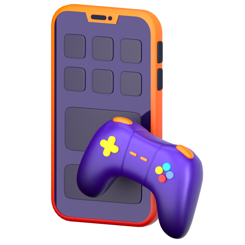 Mobile Game 3D Icon 3D Graphic