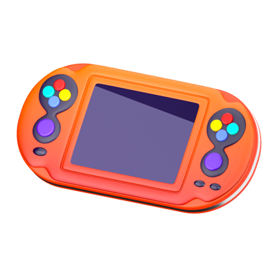 Portable Console Game 3D Icon 3D Graphic