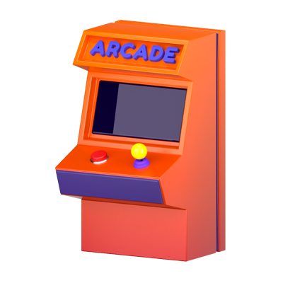 Arcade  Machine 3D Icon 3D Graphic