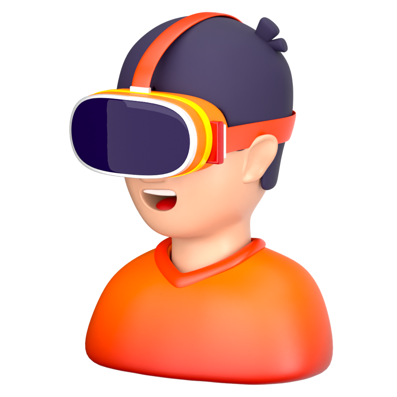 Gafas de realidad virtual Icono 3D