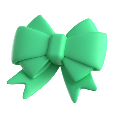 Ribbon Bow 3D Icon 3D Graphic