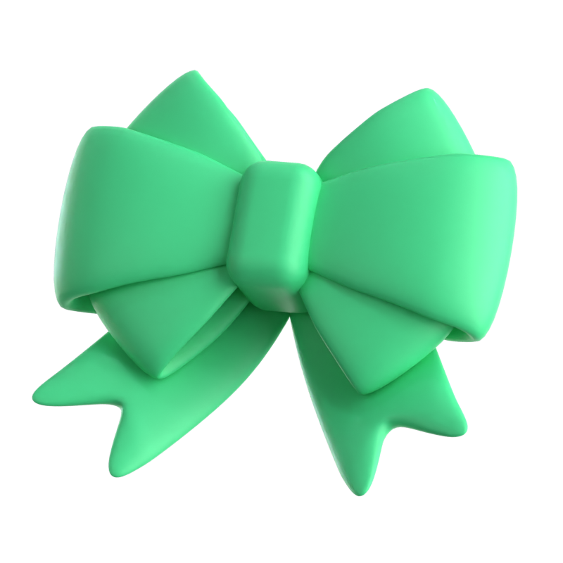 Ribbon Bow 3D Icon 3D Graphic