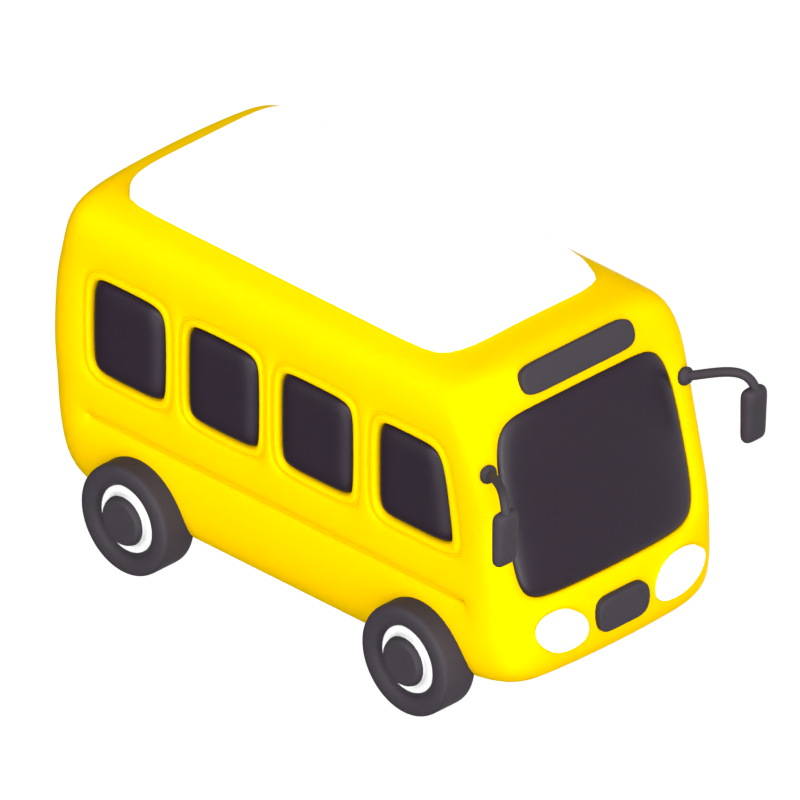 Bus 3D-Symbol