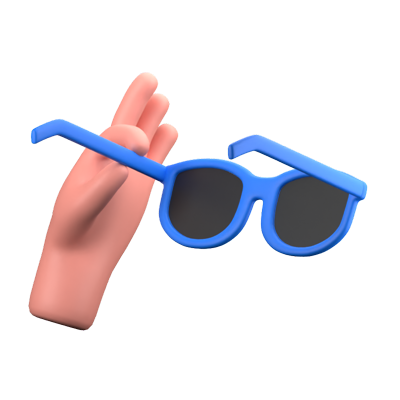 Sunglasses 3D Icon 3D Graphic