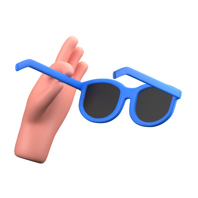 Sunglasses 3D Icon 3D Graphic