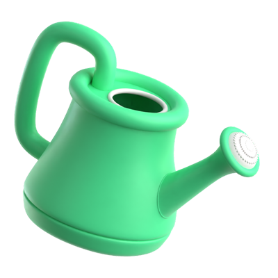 Watering Can 3D Icon 3D Graphic