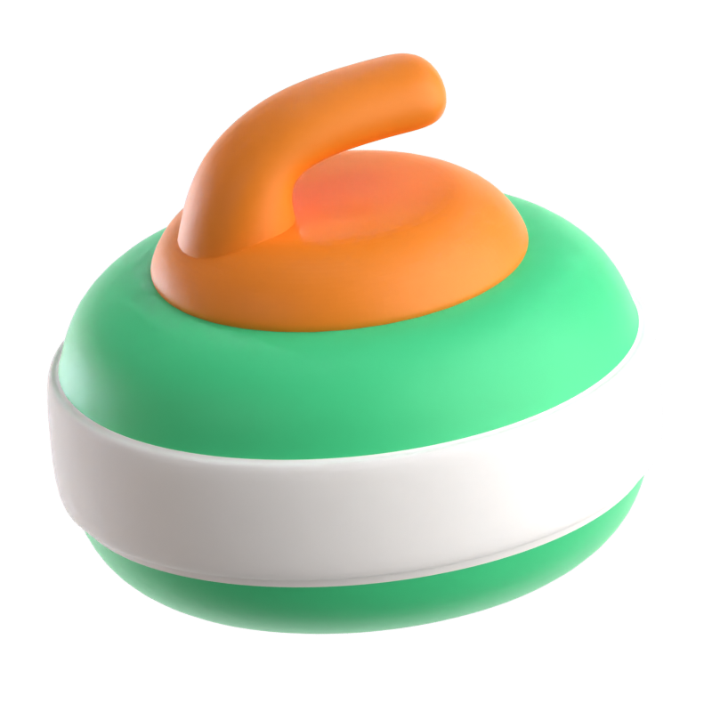 Curling Icono 3D