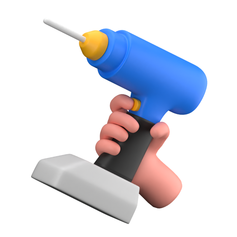 Drill 3D Icon