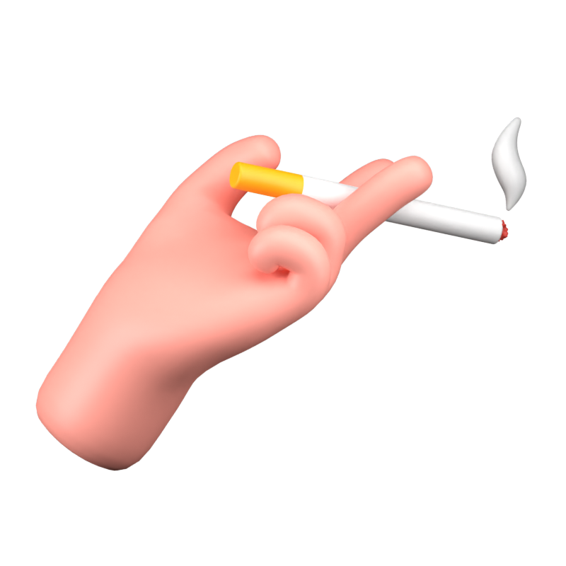 Smoking 3D Icon 3D Graphic