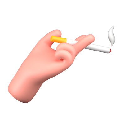 Smoking 3D Icon 3D Graphic