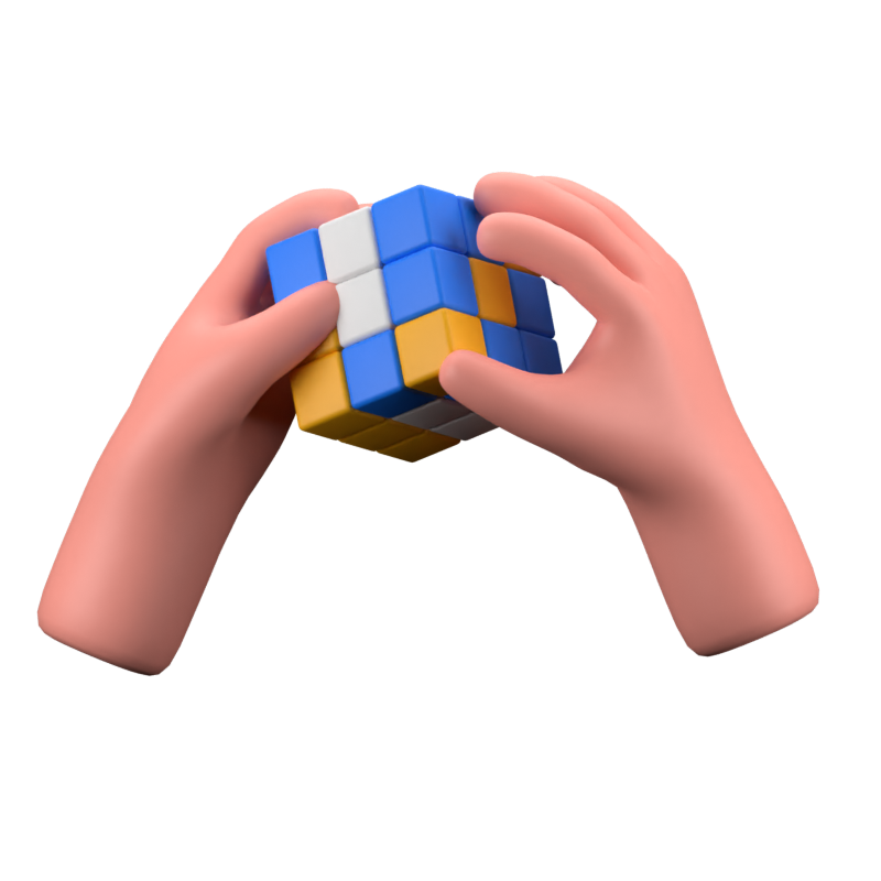 Rubik 3D Icon 3D Graphic