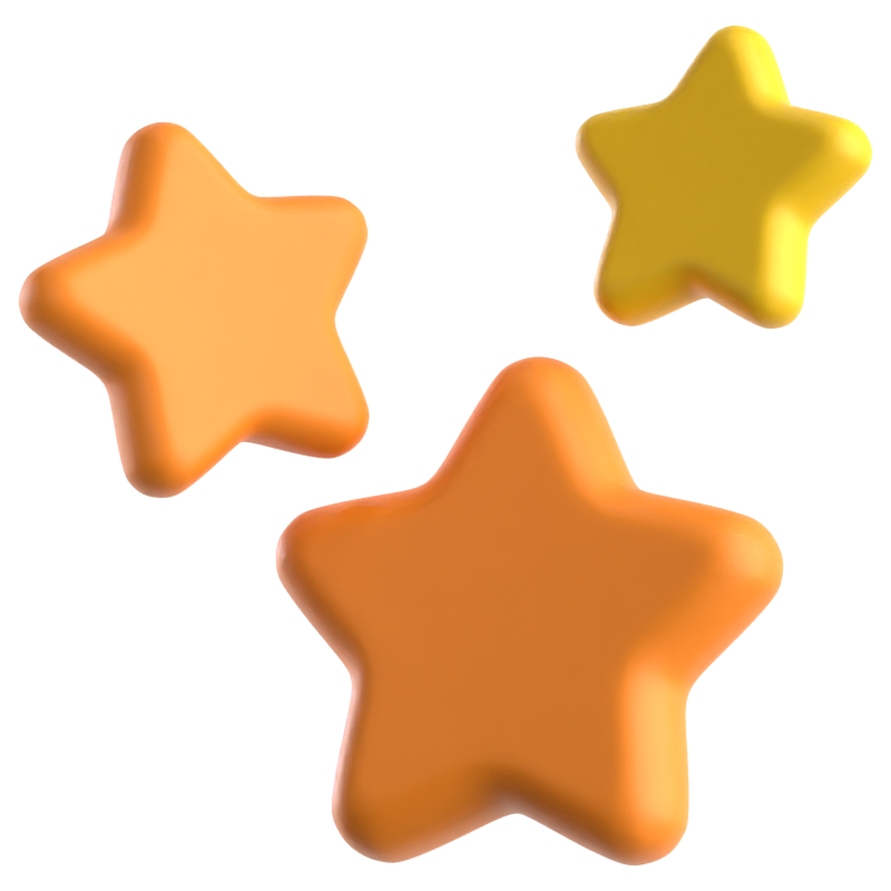 Starfall 3D Icon 3D Graphic