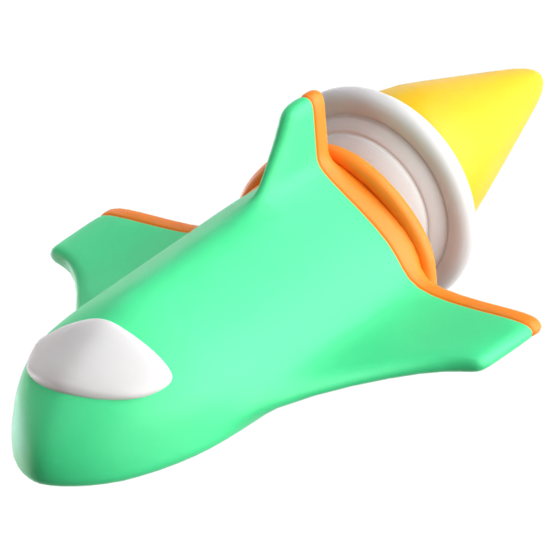 Spaceship 3D Icon