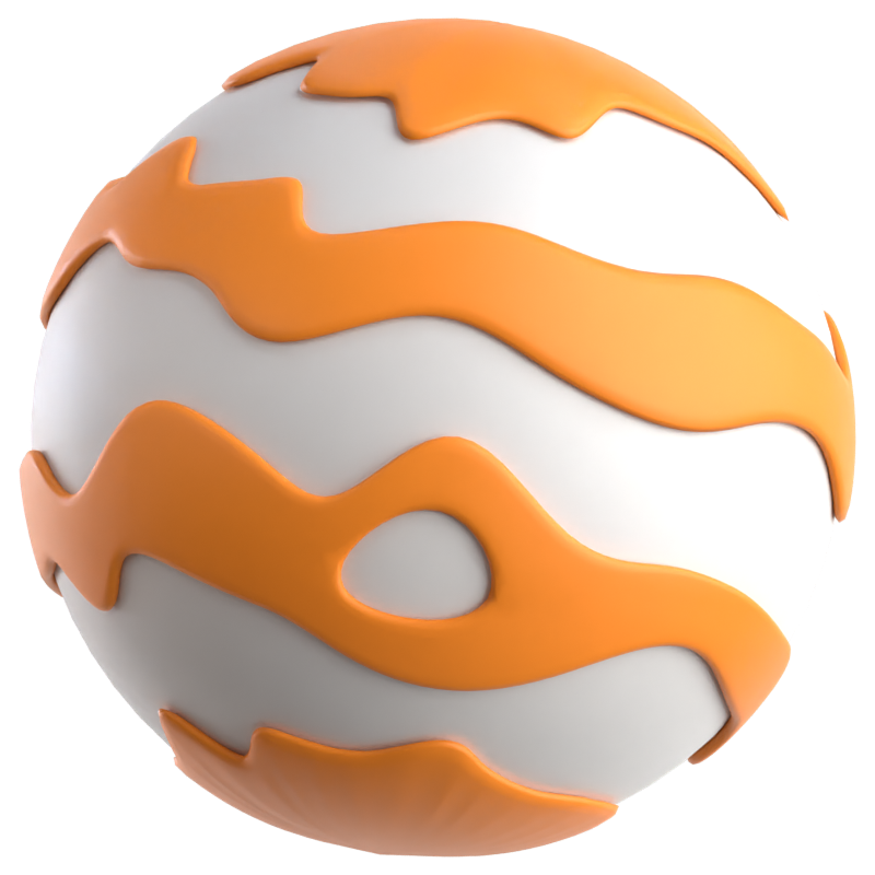 Jupiter 3D Icon 3D Graphic