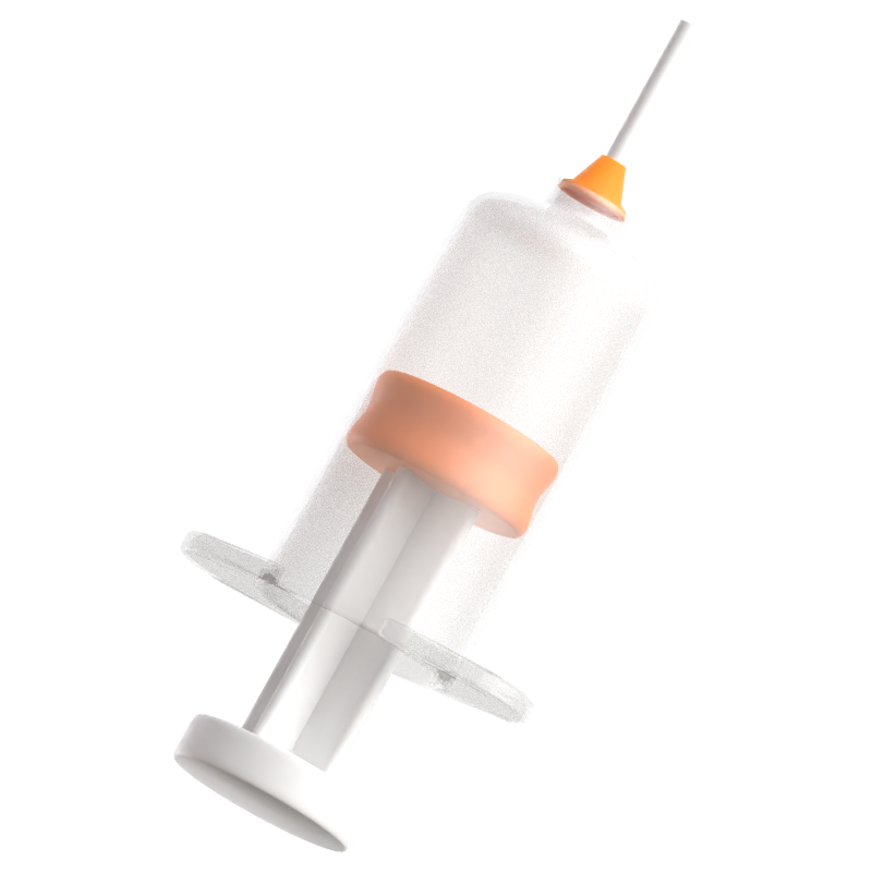 Syringe 3D Icon 3D Graphic