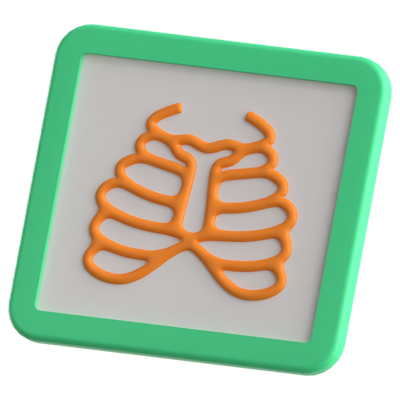 X-Ray 3D Icon 3D Graphic