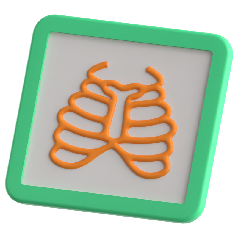 X-Ray 3D Icon 3D Graphic