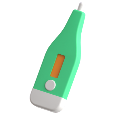 Thermometer 3D Icon 3D Graphic