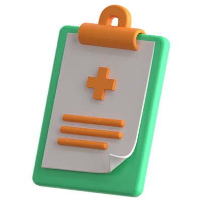 Medical Checkup 3D Icon 3D Graphic