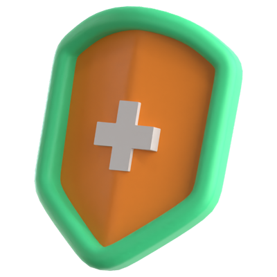 Krankenversicherung 3D Icon 3D Graphic