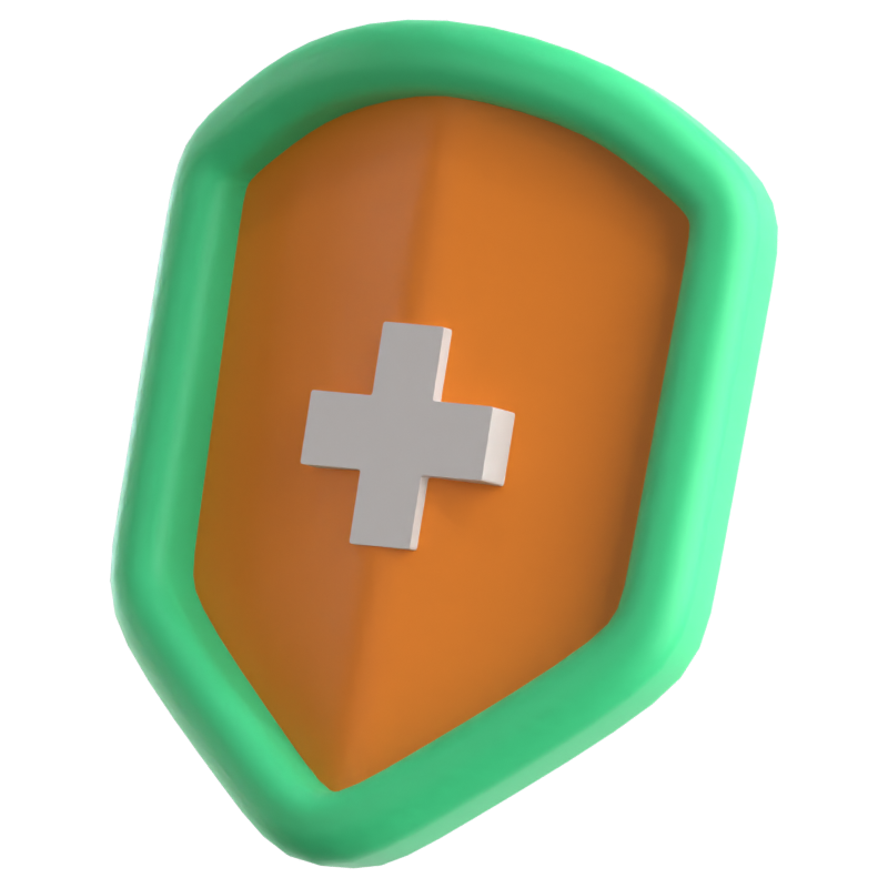 Krankenversicherung 3D Icon 3D Graphic