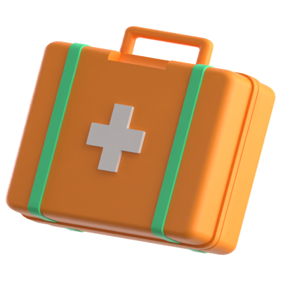 First Aid Box 3D Icon 3D Graphic