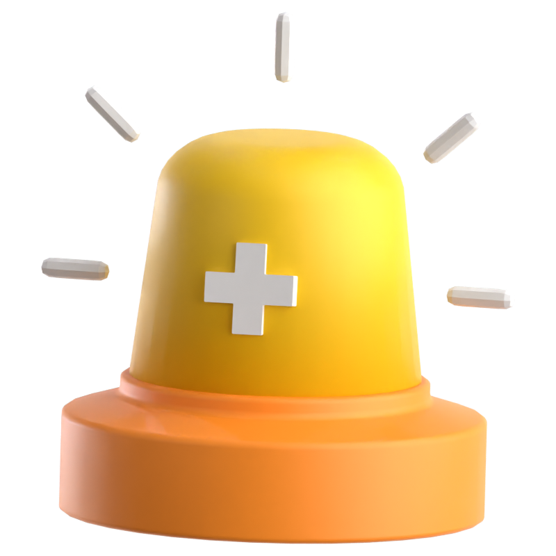 Emergency 3D Icon