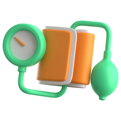 Blood Pressure 3D Icon 3D Graphic