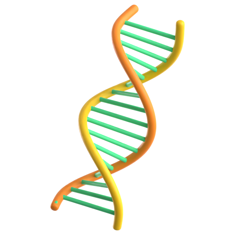 DNA 3D-Symbol 3D Graphic