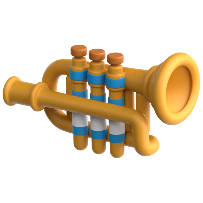 Trumpet 3D Icon