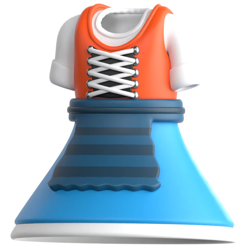 Dirndl 3D-Symbol 3D Graphic